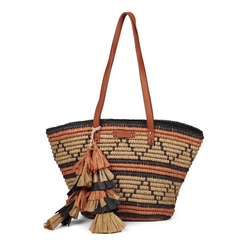 GIOSEPPO Capazo de rafia multicolor para mujer bazien