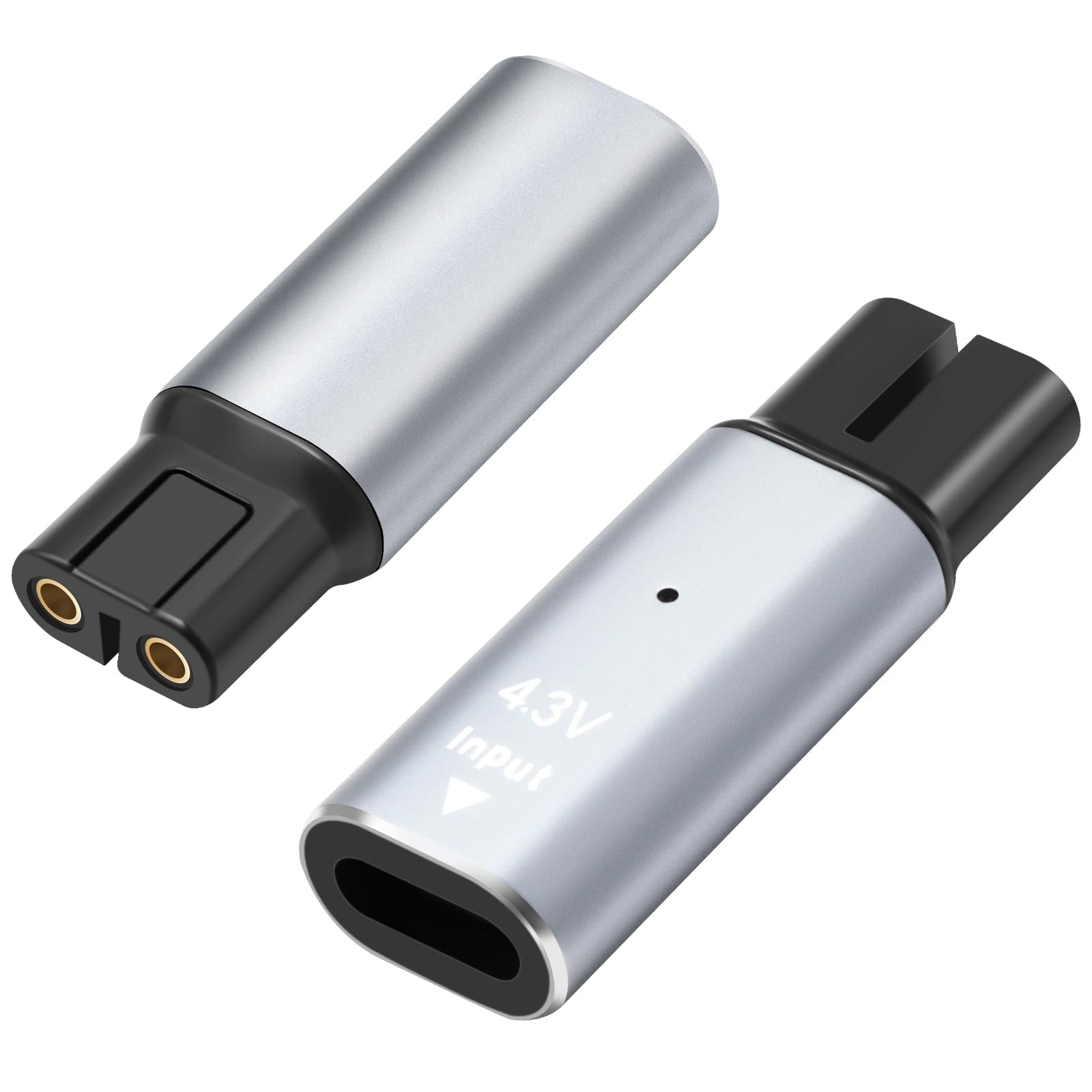 4.3V para Philips QP2520 Cargador Máquina Afeitadora Eléctrica A00390 Adaptador USB-C para Oneblade QP2620 QP2510 MG3730 MG5730 MG3720 BT3206 BT3208 Maquina Afeitar Hombre, con Indicador de Carga