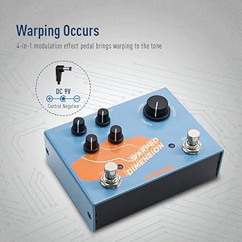 Amazon.com: SONICAKE Modulation Guitar Effects Pedal 4 Mode