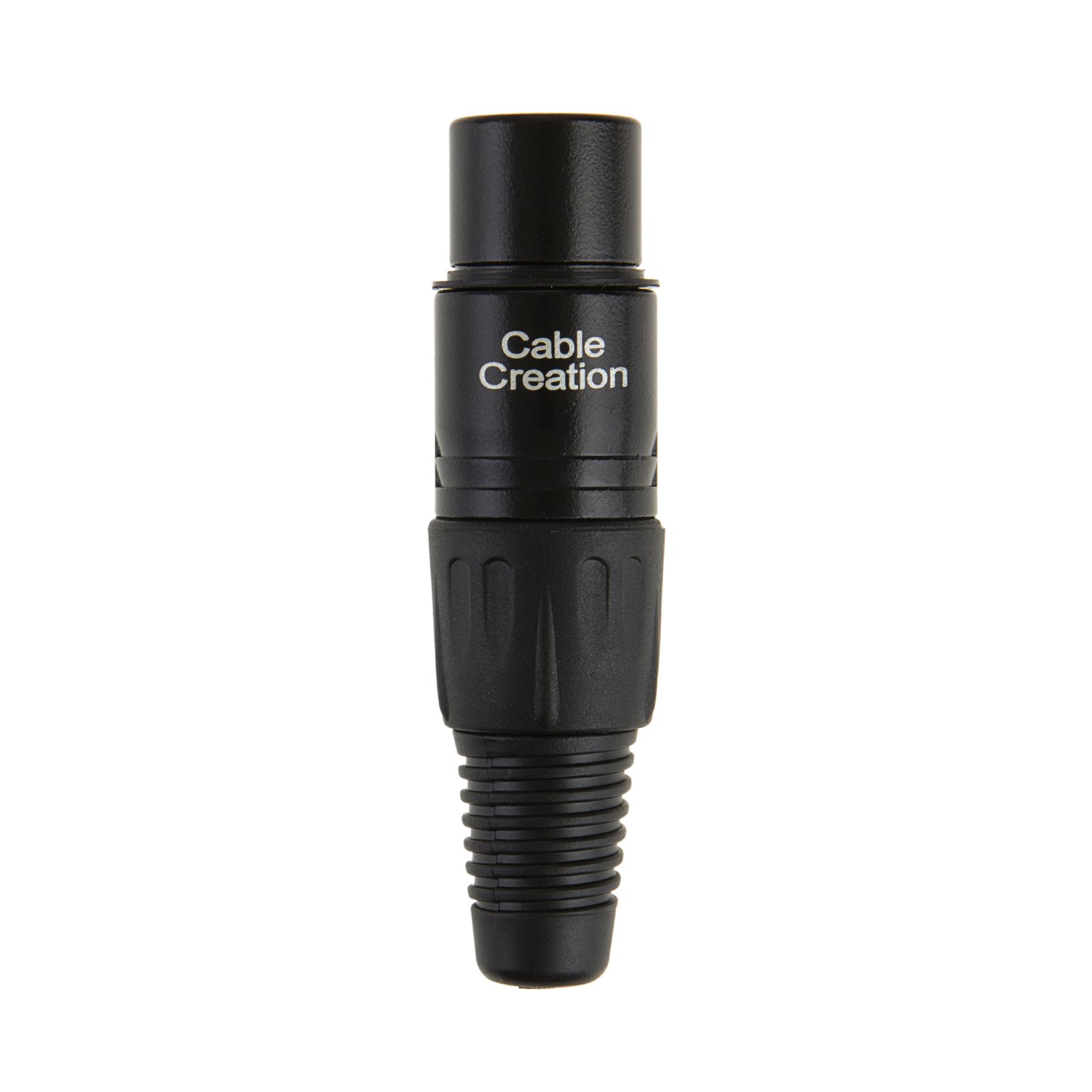 [5-Pack 3 Pin XLR Soldadura Tipo Micrófono Línea Conector Hembra, Carcasa Negra 3