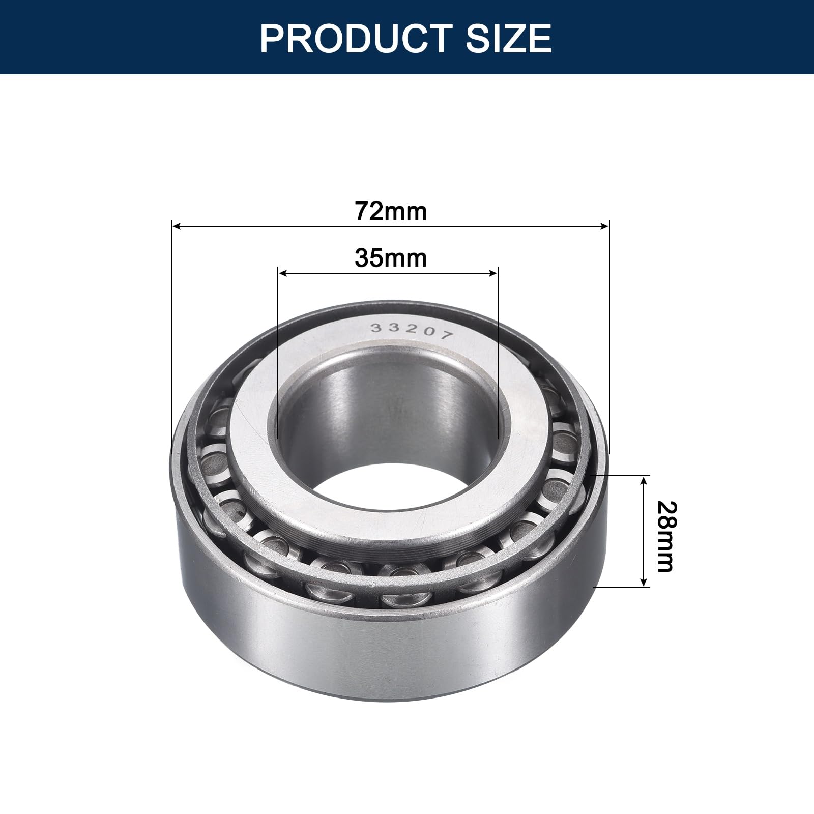 Timken L45449 Tapered Roller Bearing, Single Cone, Standard Tolerance, Straight Bore, Steel, Inch, 1.1417
