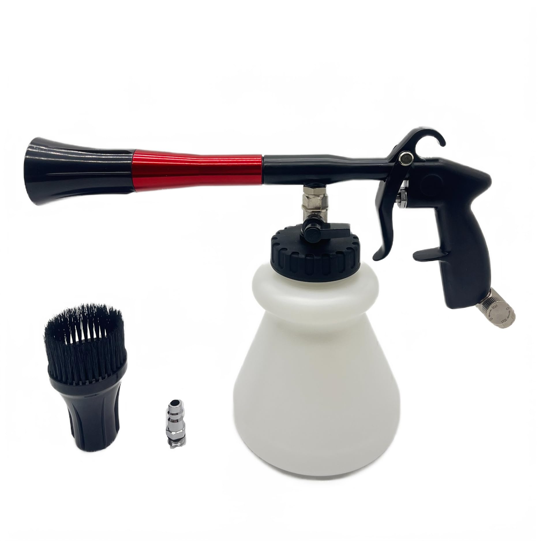 Pistola di pulizia auto Auto Detailing Tool Air Dry Tappezzeria Cleaner Attrezzature Cura degli interni Auto Rondella per auto ad alta pressione Con Cuscinetto Ruota RS Max