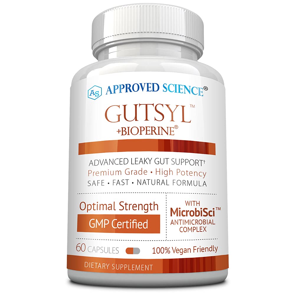 Approved Science® Gutsyl Leaky Gut Supplement Protect GI Tract with