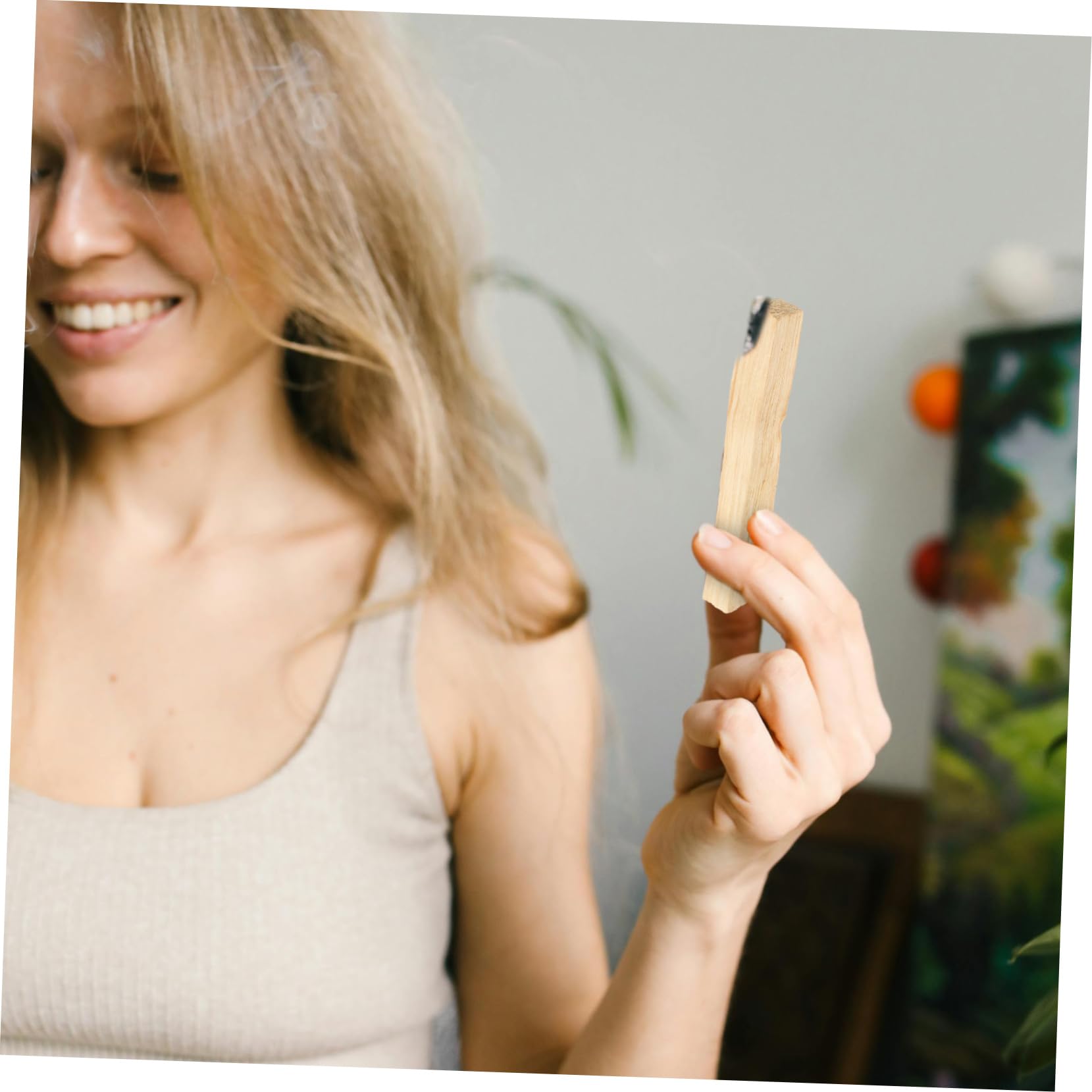 PLAFOPE Varillas de Incienso Natural Palo Santo de Madera, Purificación Energética y Aroma Intenso, para Yoga y Prácticas Espirituales, 100g