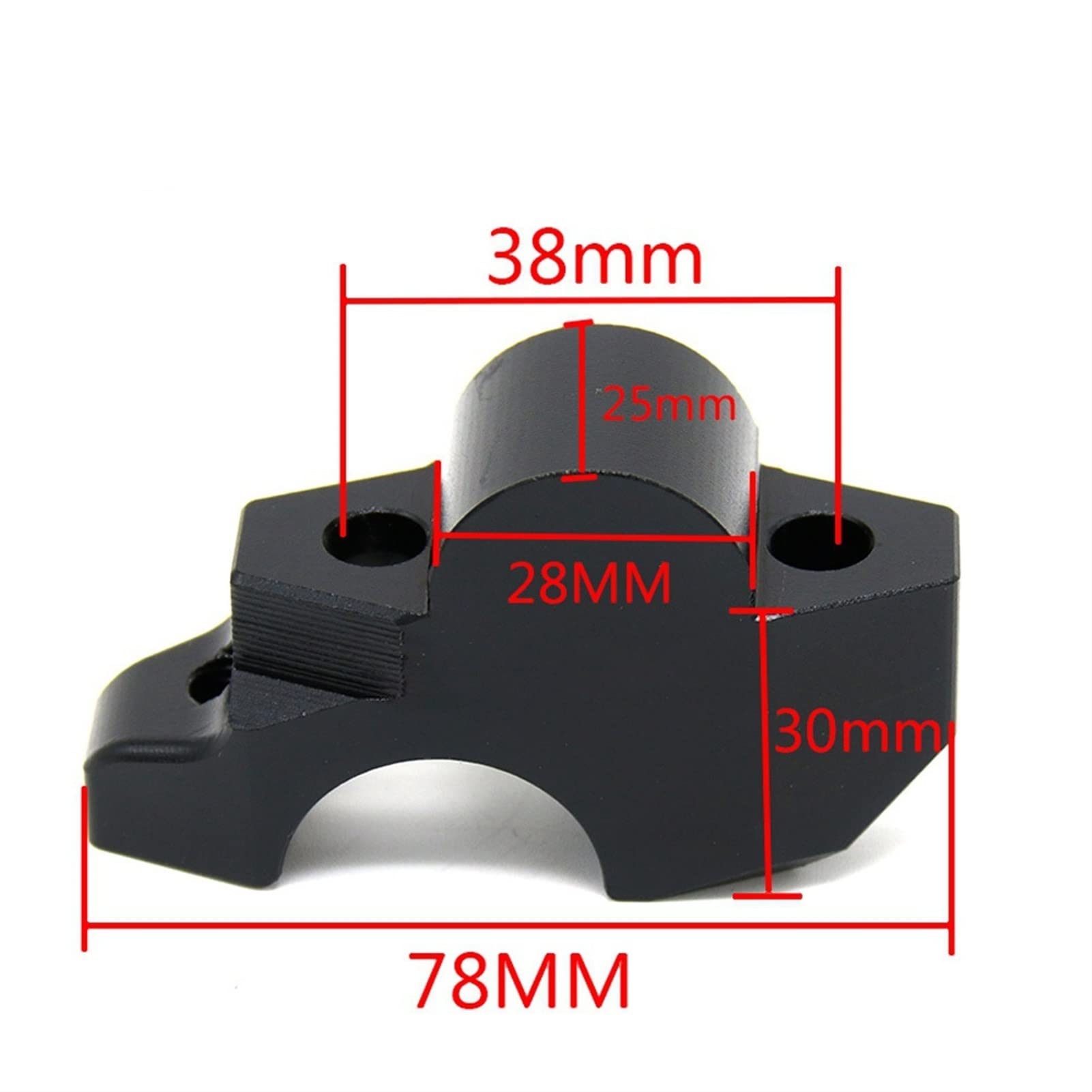 Podwyższona kierownica 35 mm wysokości Czarne podwyższenia kierownicy X-ADV XADV 750 X-ADV750 XADV750 2017 2018 2019 2020 2021