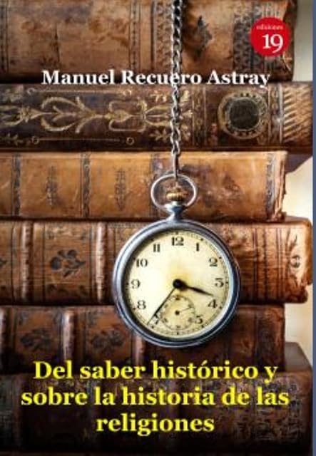 Portada de Del saber histórico y sobre la historia de las religiones