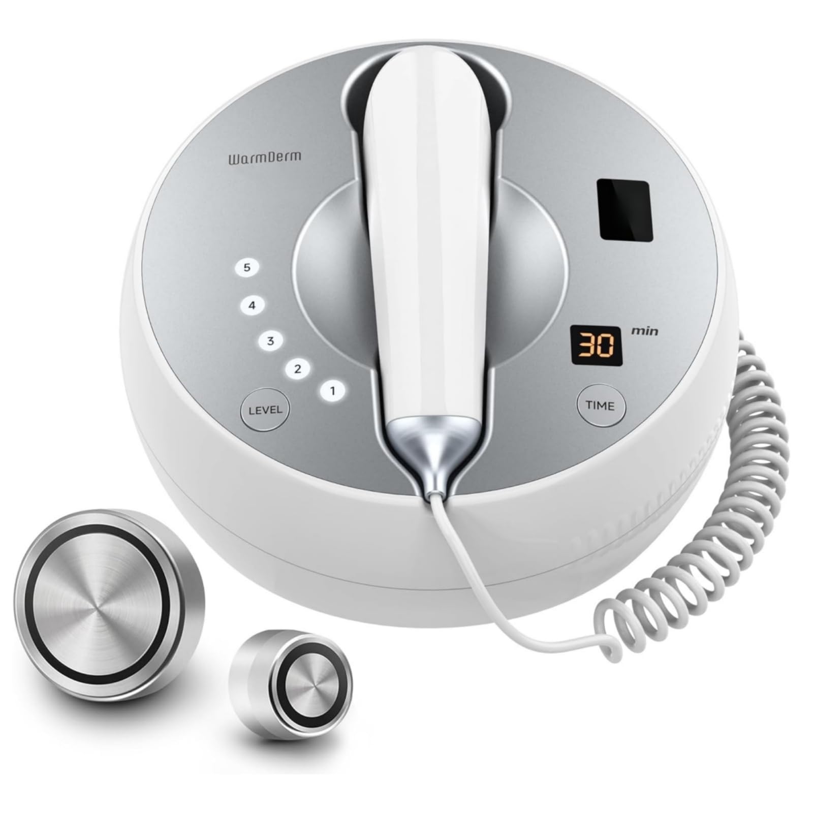 Skin Firming Facial Device, Double Effect 5-in-1Professional Home Beauty Device for Face, Neck, Arms, Abdomen, Legs, 2025 New Upgrade 5 Energy Levels - Salon Results