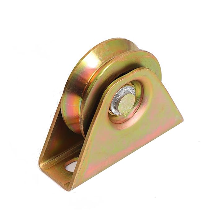 Buy 3in V Groove Wheel Plate Casters Sliding Rolling Gate Wheel Heavy