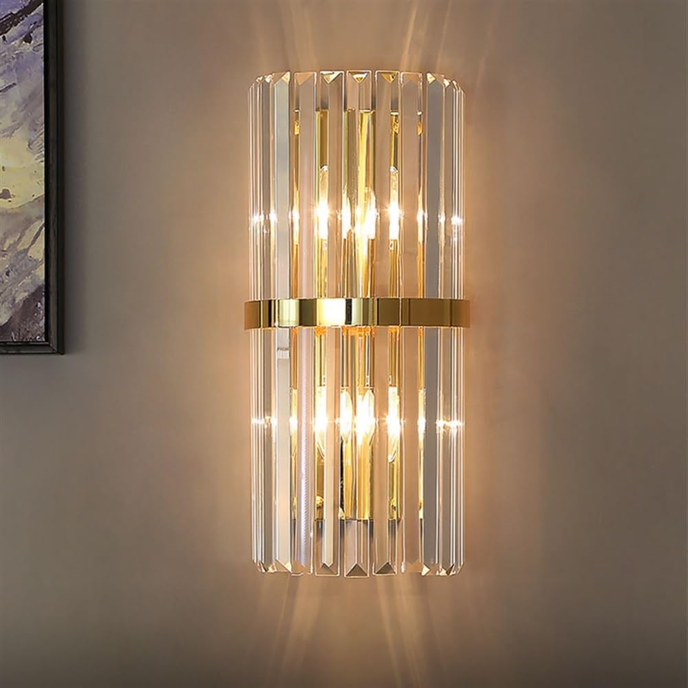Aplique de pared de cristal para iluminar el dormitorio y el salón 1