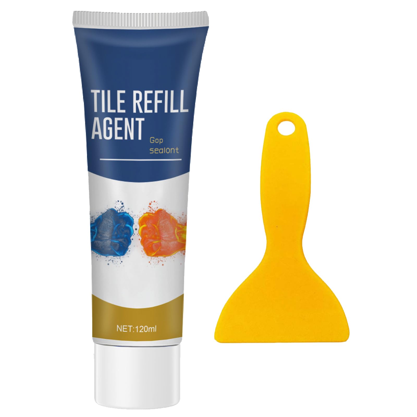 Pasta di Riparazione per Piastrelle in Ceramica,Riparazione di Crepe in Ceramica,Adesivo in Pasta per Piastrelle,Pasta di Riparazione Ceramica,Kit di Riparazione per Piastrelle Pavimento,20ML