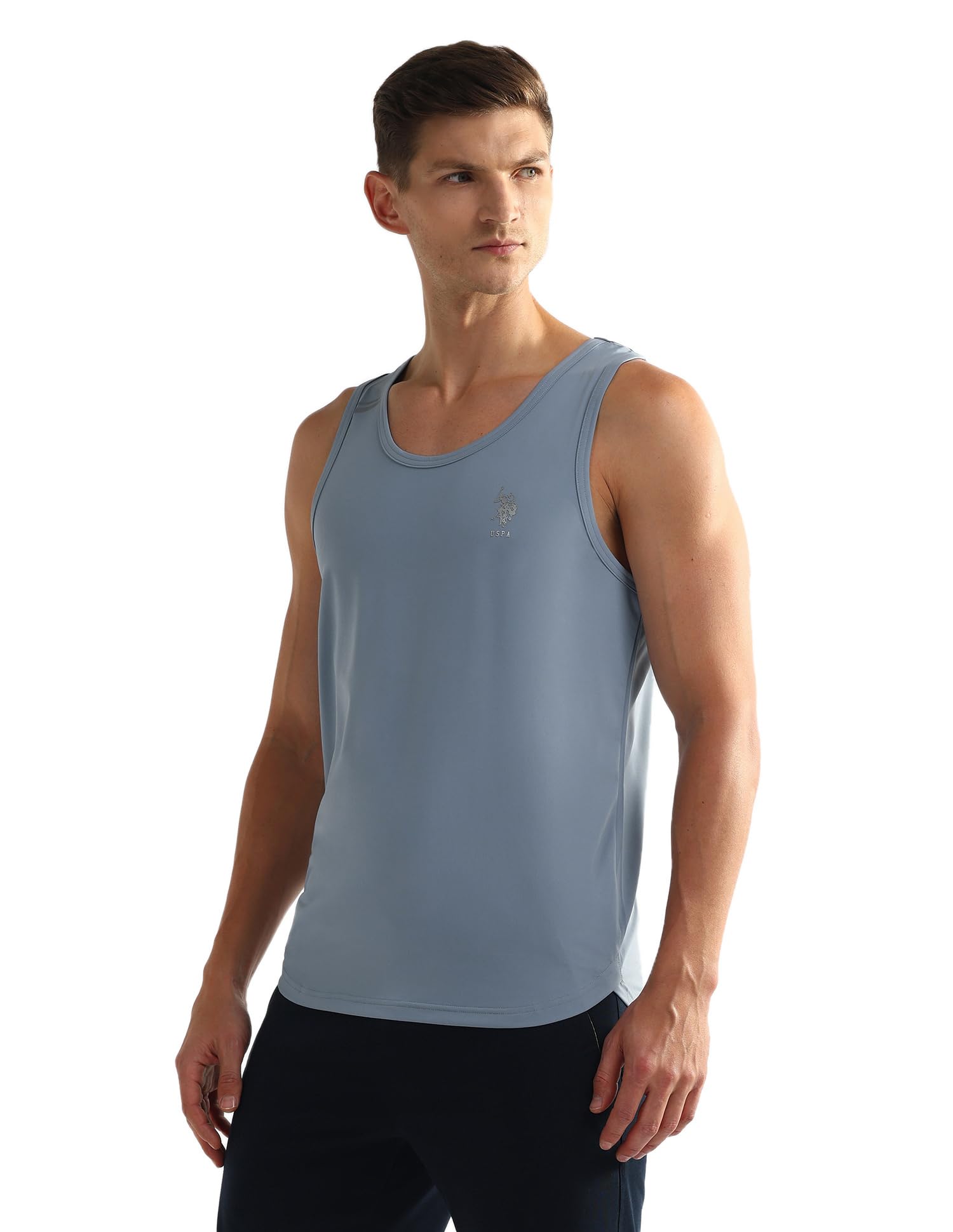 Men's Solid Regular Fit Vest-image-36