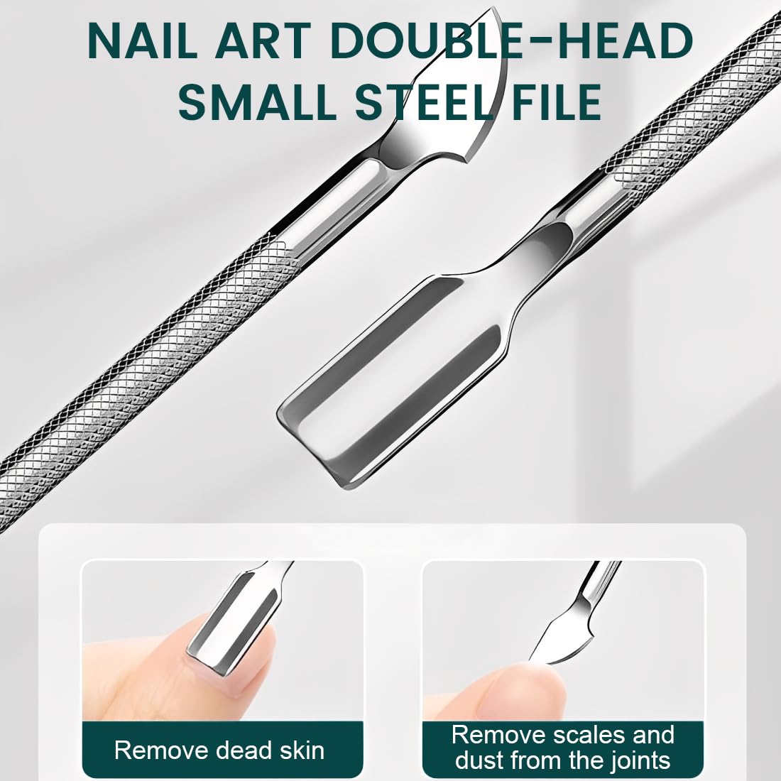 7 Pcs Unghie incarnite piedi, Ingrown Toenail File and Lifters Set, Stainless Steel Ingrown Toenail Removal Kit, Under Nail Cleaner Pedicure Tools