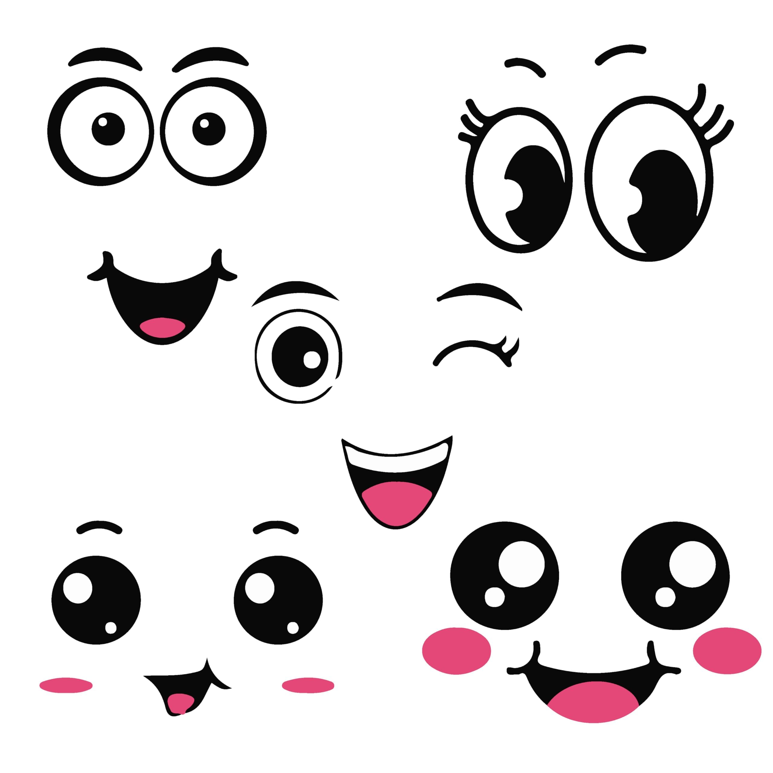 woopme pregnancy belly stickers | cute baby bump facial expressions | self adhesive vinyl maternity stickers for belly art decorations (chubby)