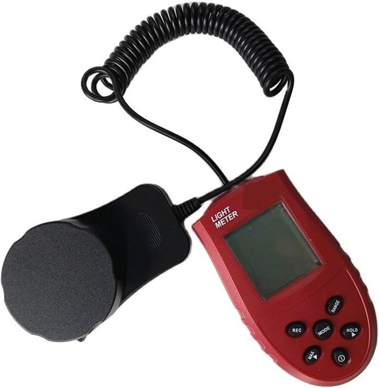 Photographic Light Meters 200,000 Lux Automatic HS1010A LCD Digital Light Meter Luxmeter Lux/FC Meters Illumination Handhold Light Luminometer for Plants Aquarium Light Tester