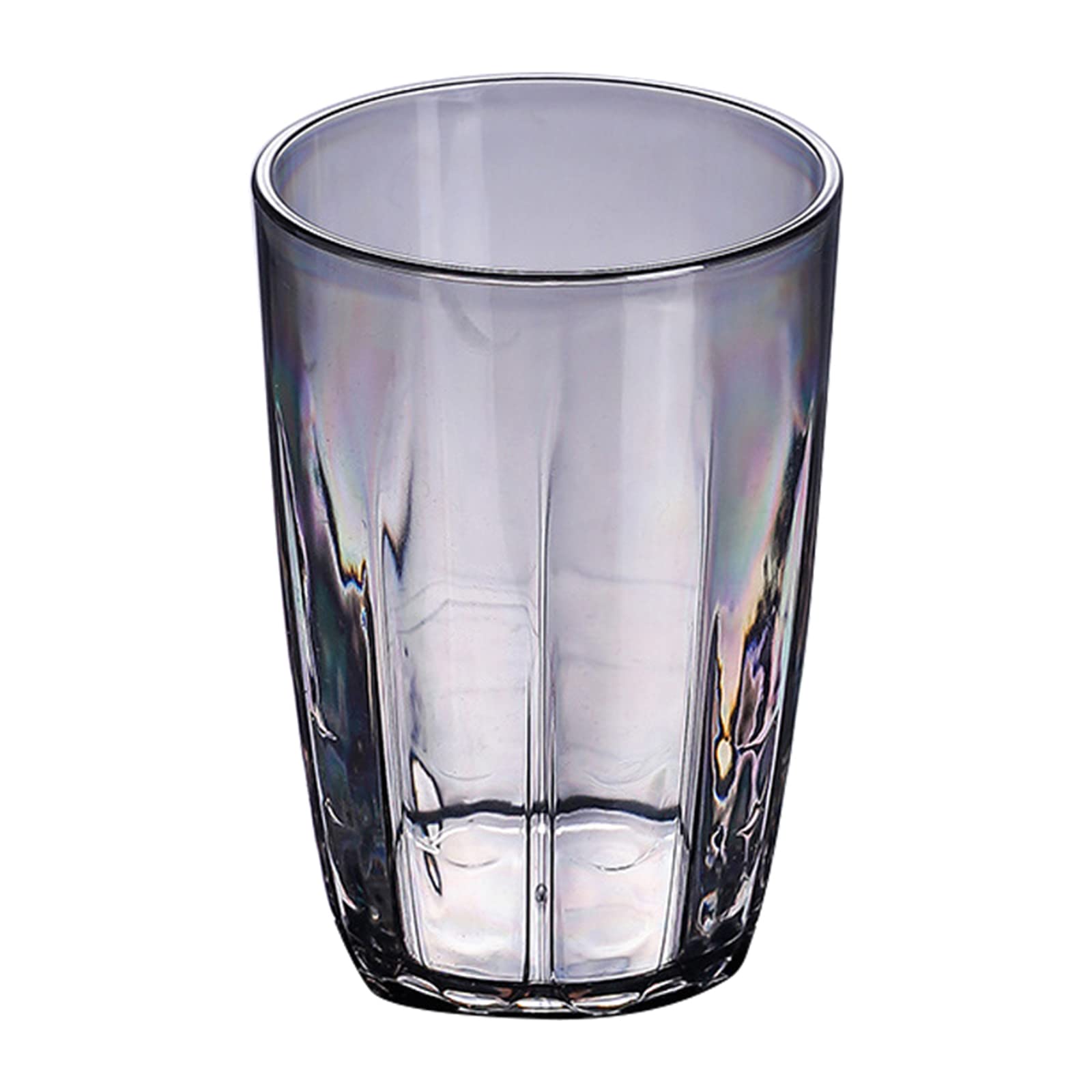 Christol Dark Gray Wine Glasses Unbreakable Plastic Drinking Glasses 410Ml Shatterproof Water Tumblers Reusable Fruit Juice Beer Champagne Cup For Bar
