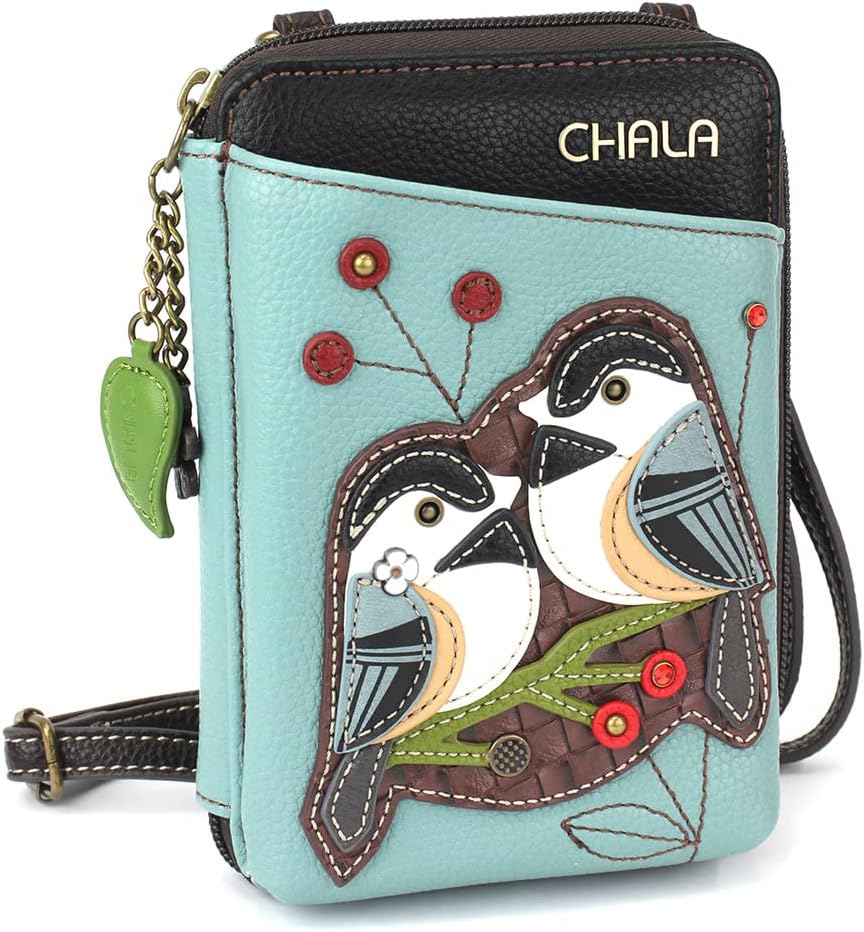 CHALA Wallet Crossbody Cell Phone Purse - Women Faux Leather Multicolor Handbag with Adjustable Strap - Image 3