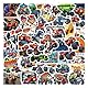 50 Stück Blaze and the Monster Aufkleber Pack Blaze Sticker Set wasserdichte Vinyl Sticker für Laptop Kinder Autos Motorrad Fahrrad Skateboard Gepäck Koffer Computer Aufkleber Graffiti Decal