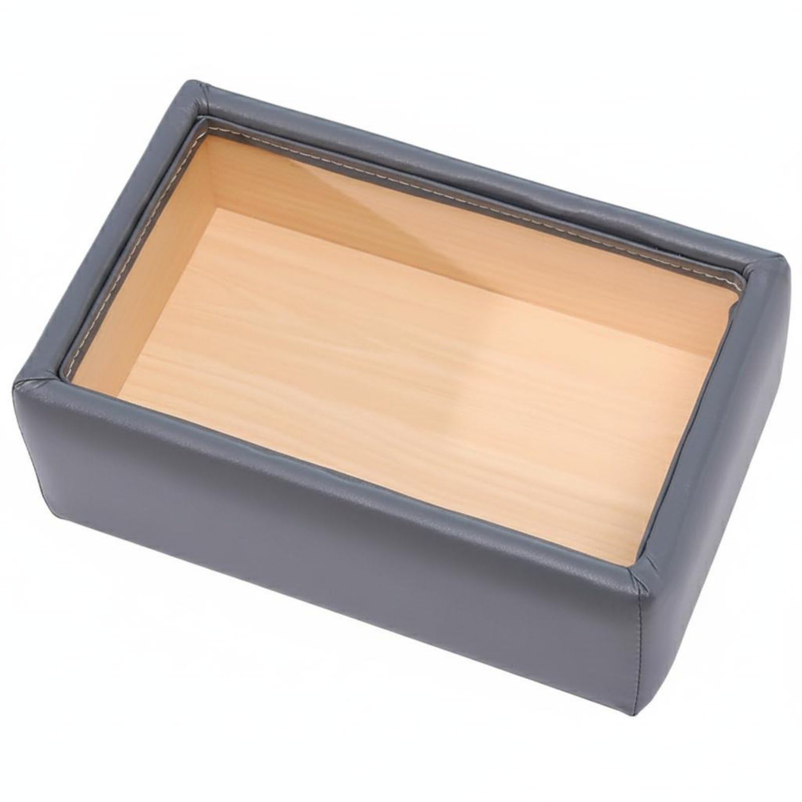 F Fityle Pilates Support Cushion Pilates Box Stretching Support Fitness Equipment Wooden Frame Suitable for Home Gym Postpartum Recovery Stretching Practice Routine , Gray