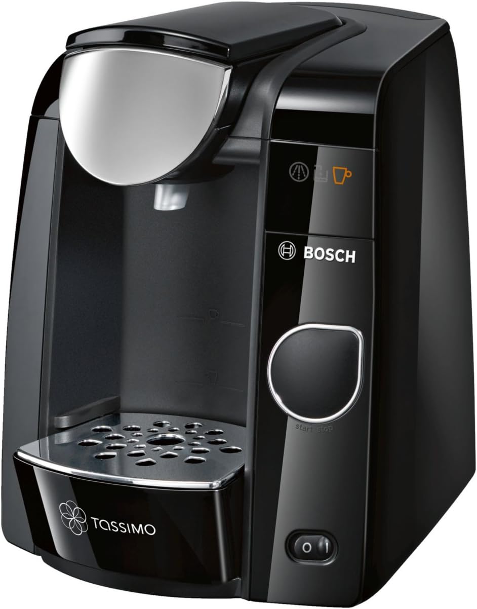 Bosch TAS4502GB coffee maker (freestanding, Fully-auto, Pod coffee machine, Bosch Tassimo, pod, Cappuccino, Coffee, Espresso, Hot chocolate, Hot water, Latte macchiato, Tea)