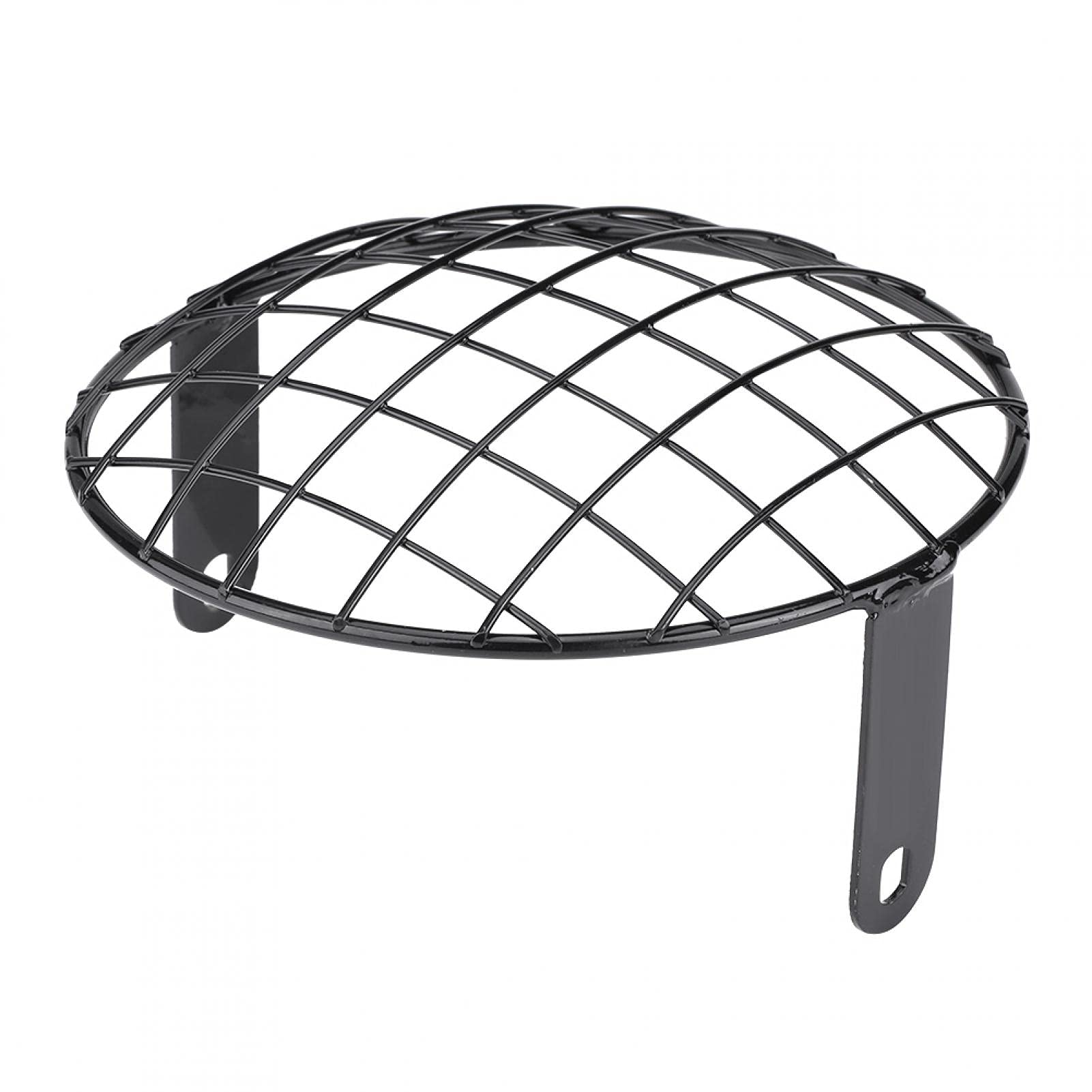 Griglia del faro del motociclo, 20,32 cm di diametro Maglia del faro del motociclo Griglia diamantata universale per ciclo automatico(Nero)