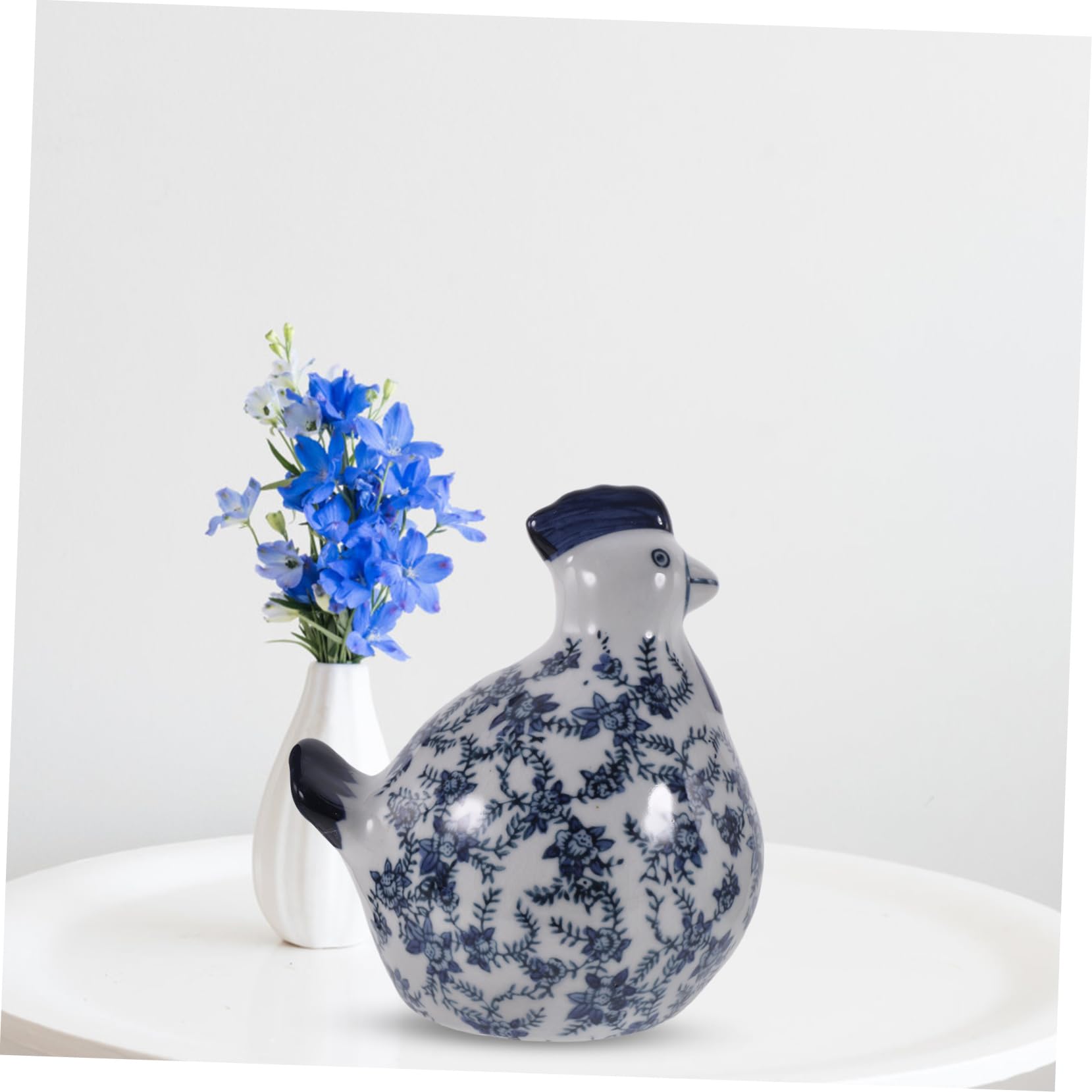 Kreative Keramik Hühnerfigur Lustiges Huhn Ornament Für Garten Und Tischdekoration Stabil Und Bruchsicher Für Hochzeiten Und Wohnaccessoires