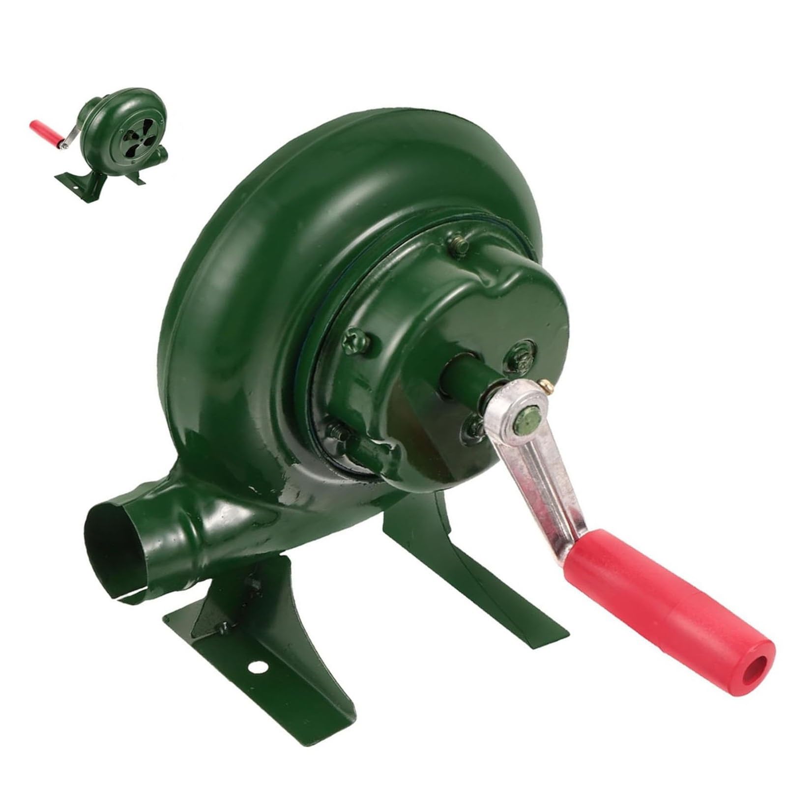 Ręczny wentylator do grilla z korbą, dmuchawa do grillowania, do grilla na kemping, piknik 250 W