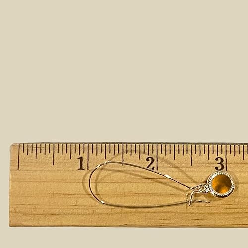 Miniatura 25 de Bottled Up Designs Handmade Long Drop Earrings, Sterling Silver, Eco Friendly, Recycled Vintage Bottles, Made in USA, Birthday Gifts, Mothers Day