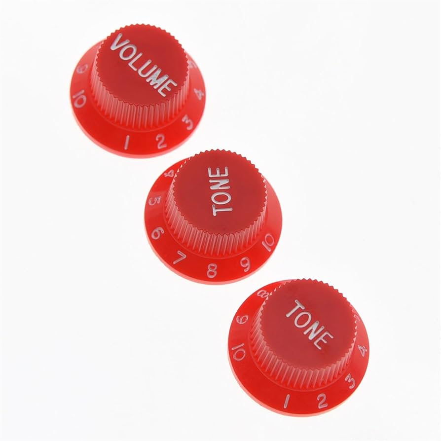 Amazon | STエレキギターパーツ用1ボリューム&2トーンノブ