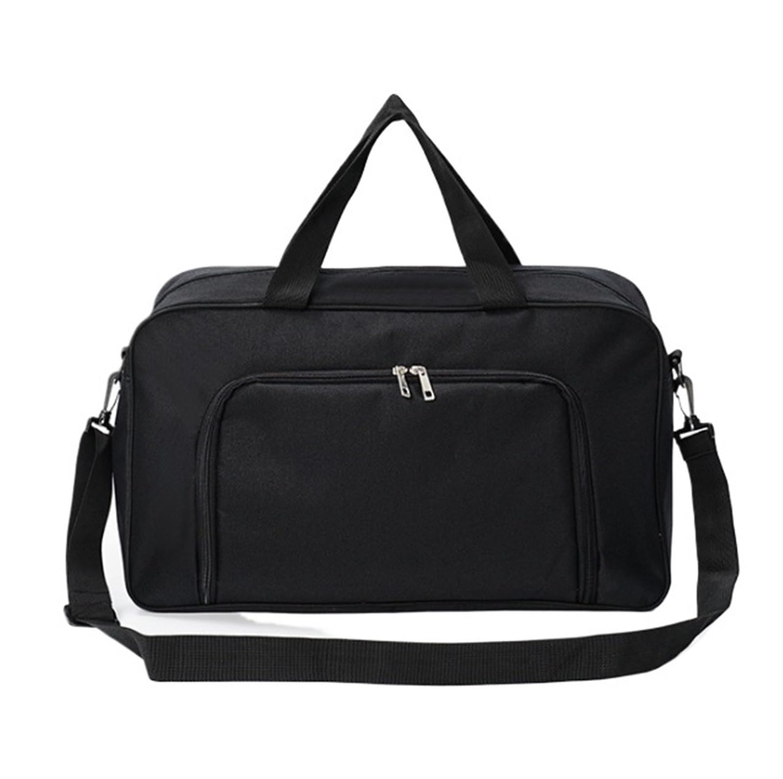 Torby Podróżne 18-calowa Torba Podróżna Z Tkaniny Oxford Weekendowa Torba Na Siłownię Dla Mężczyzn Torba Do Noszenia Torba Składowanie Podróży(Black)