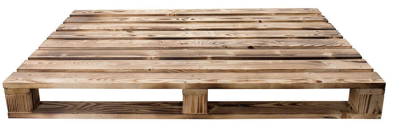 Drewniane palety / palety Shabby Chic z drewna – jednorazowa paleta wymienna Upcycling (2 sztuki_wypalane)