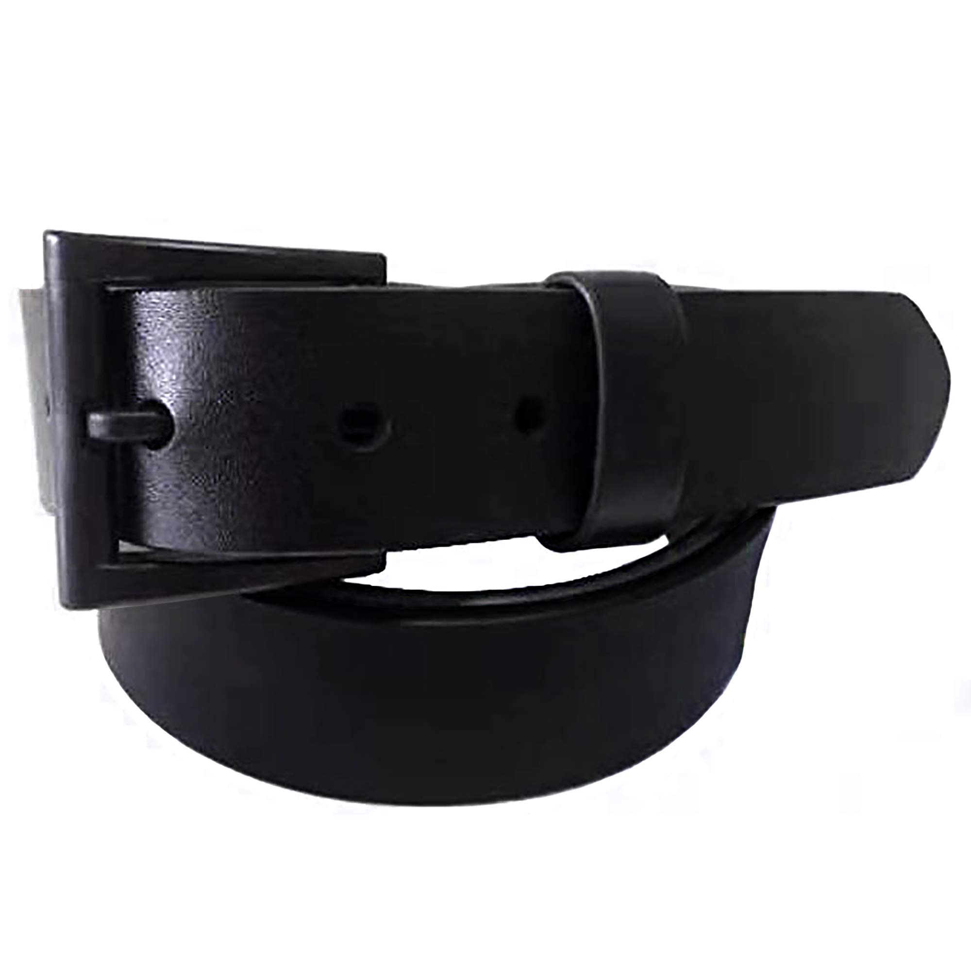 'Beep Free 1 3/8'' Strap Leather Belt | Airport Friendly | Metal Free'