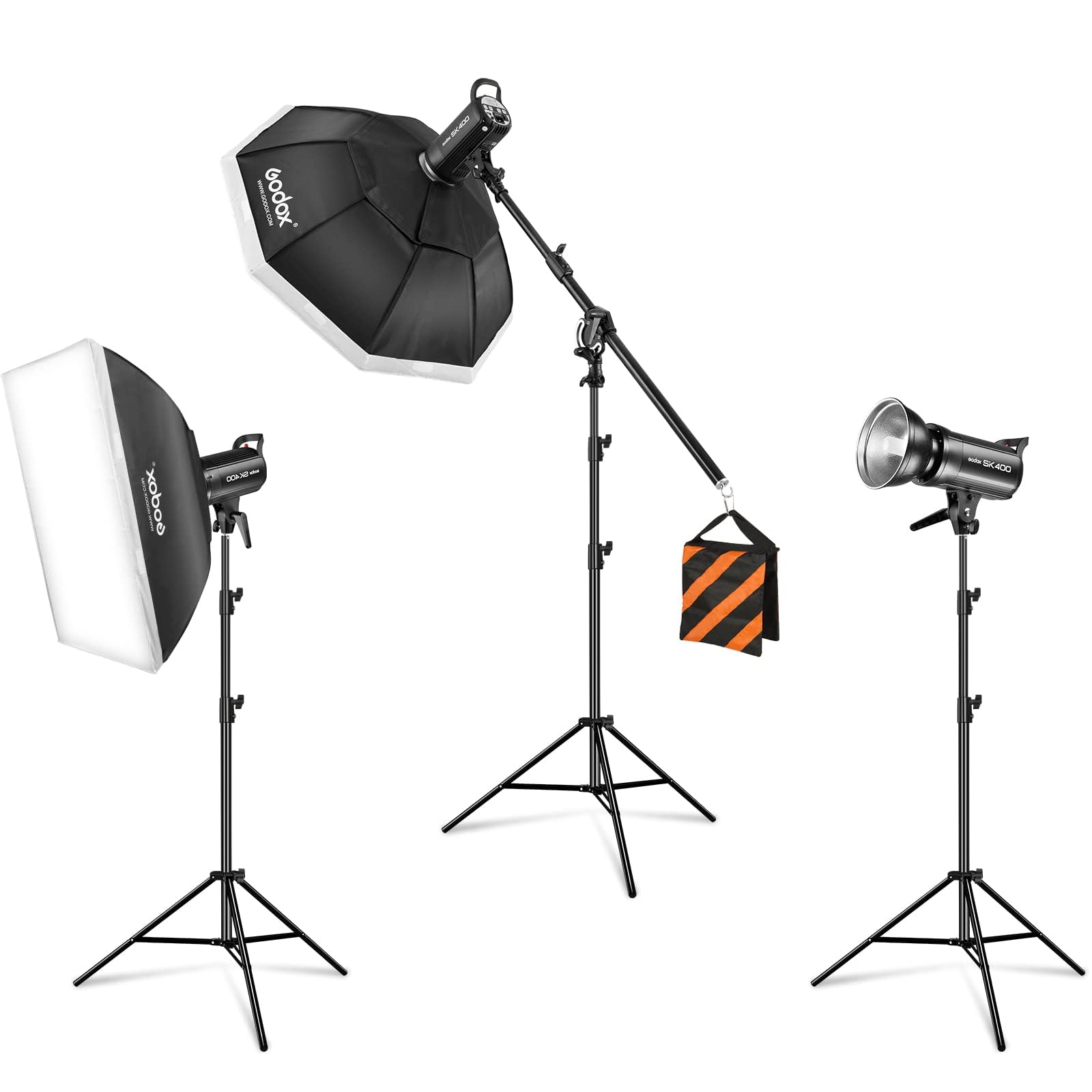 Amazon | SOONPHO 2点 撮影用 ライトスタンド 2.8M 3段階調整 軽量