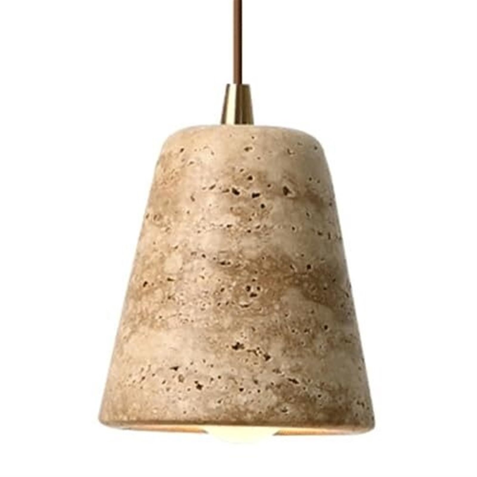 HXYSXHJUO Nordic Style Marble Chandelier with Cylindrical Lampshade - E27 Single Pendant Light for Porch and Aisle