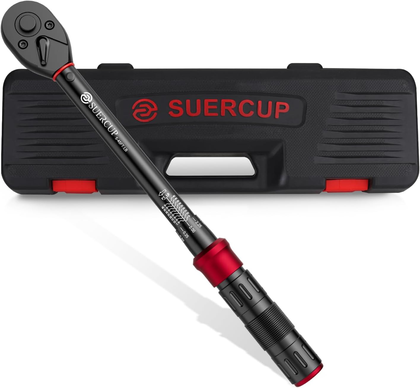 3/8-Inch Drive Click Torque Wrench - 5-45 Ft-Lb/6.8-61Nm