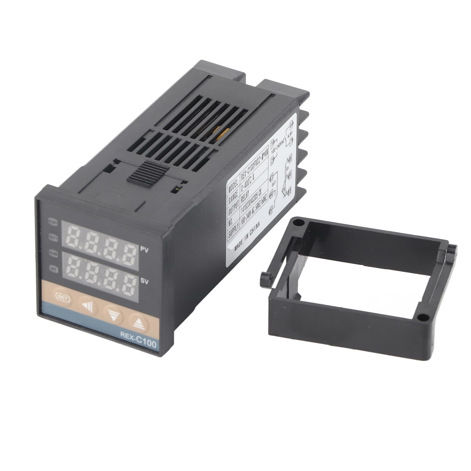 Pid Temperature Controller, High Voltage 100acv To 240acv, Digital Temperature Controller Thermostat, Temperature Controlled Outlet, and High Accuracy Control. Can Be Used in Poawer, Chemical