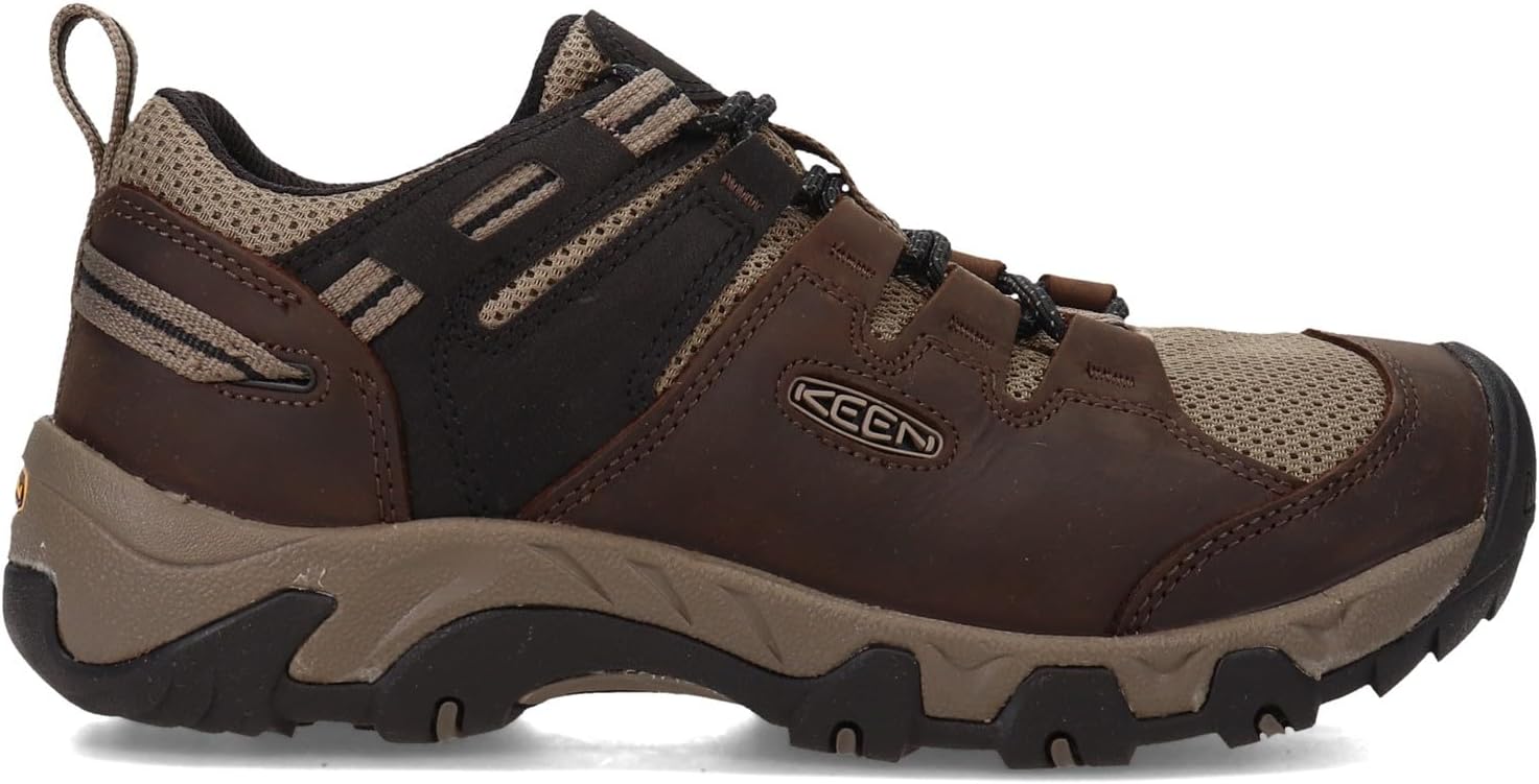 KEEN Men's Steens Vent Low Height Breathable Hiking Shoes 7 Brown