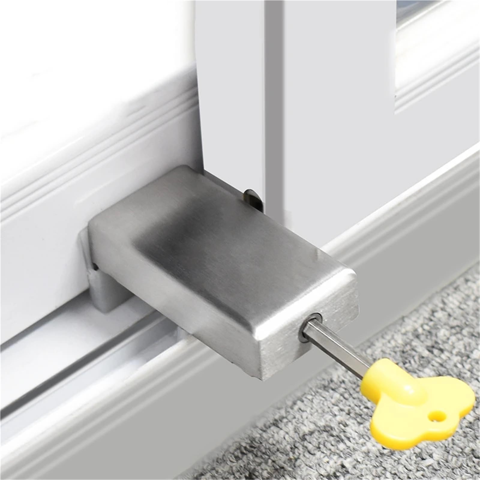 Blokada okna przesuwnego ze stopu aluminium | Typ 1-3, 8 szt.: Do ryglowania okna przesuwnego(Type -2)