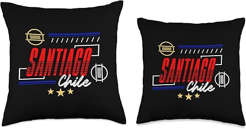 Miniatura 3 de Santiago Chile Famous South American Chilean City Landmarks Throw Pillow