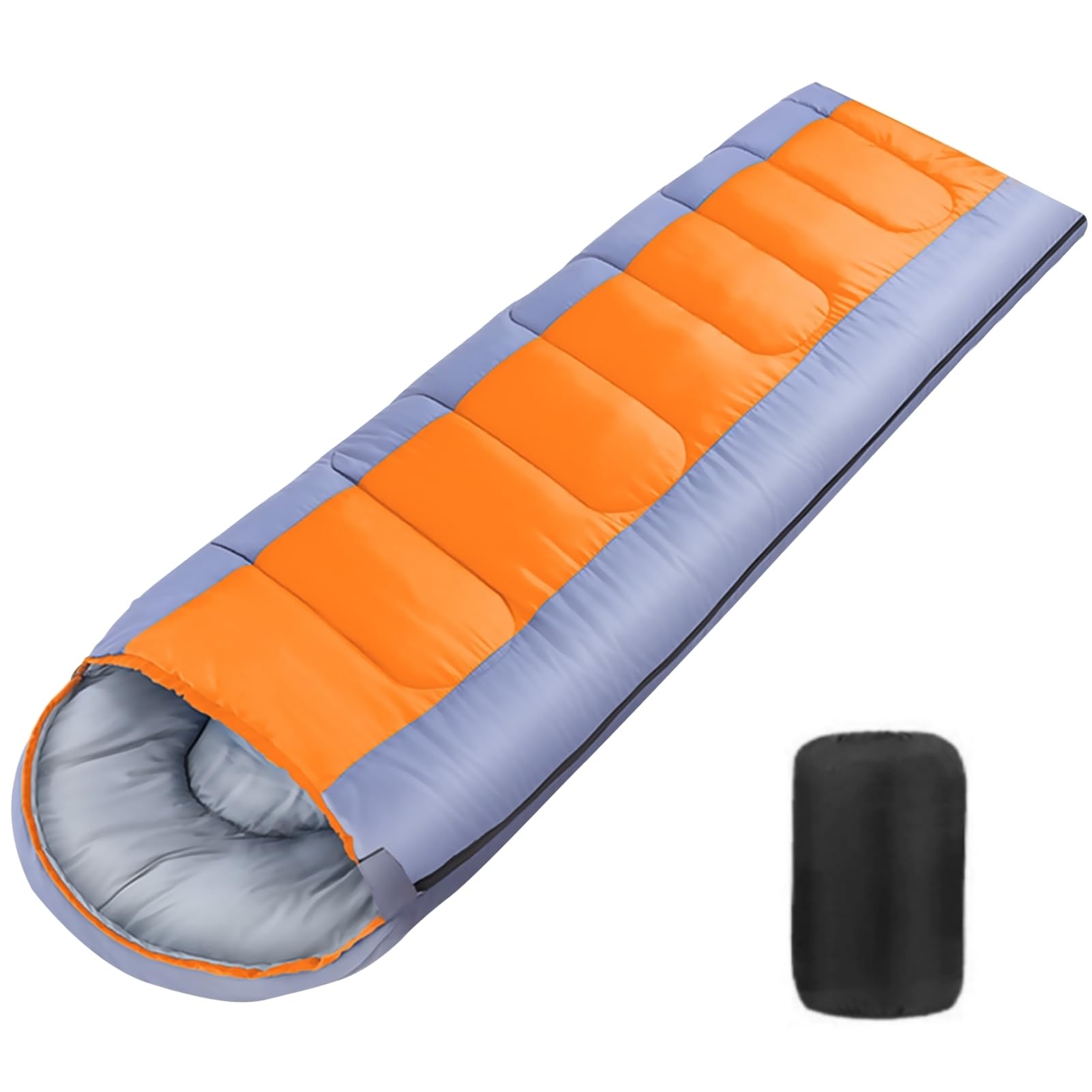 DAYONG Camping Sleeping Bag, Lightweight Portable Adults Sleeping Bag with Pillow EyeMask Earbuds Carry Bag, Compact Warm Sleeping Bag for Outdoor Traveling Hiking Climbing Backpacking.