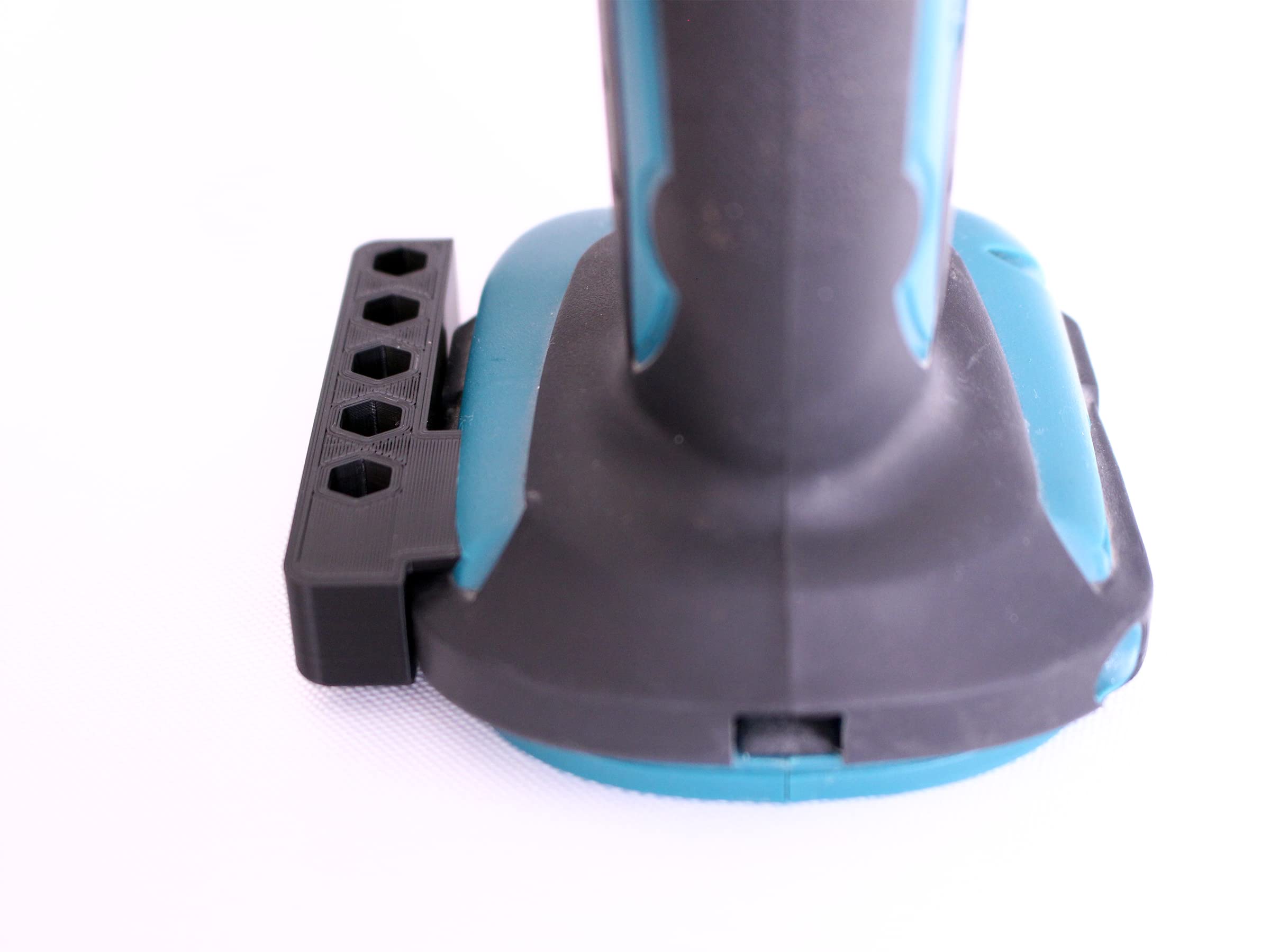Decoralin Magnetic Bit Holder Compatible with Makita 18V Impact Driver and Drill - Holds up to 5 Bits (Left Side) - Image 3