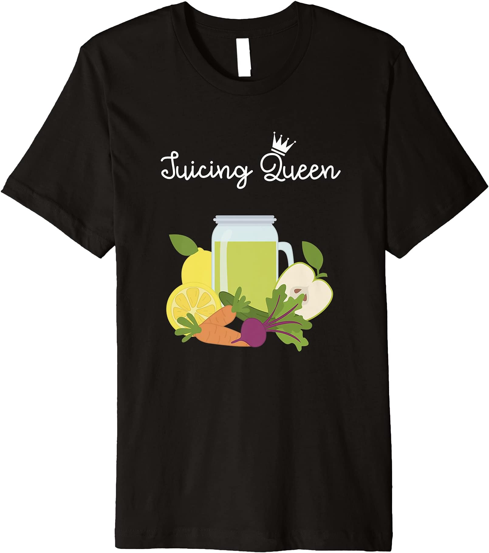 Healthy Juice Lover Gift TeesJuicing Queen Green Juice Vegetarian Vegan Gift T Shirt