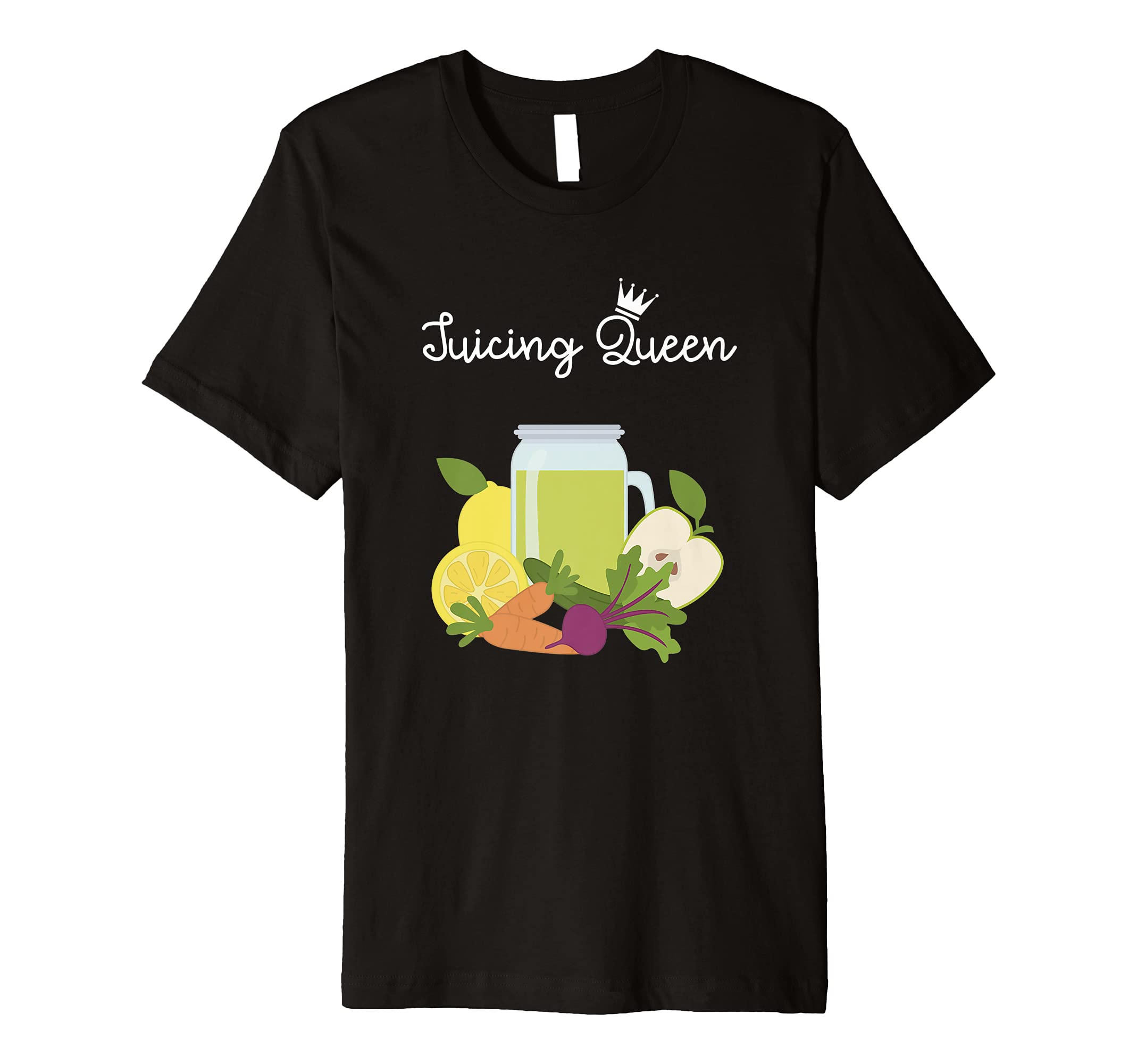 Healthy Juice Lover Gift TeesJuicing Queen Green Juice Vegetarian Vegan Gift T Shirt