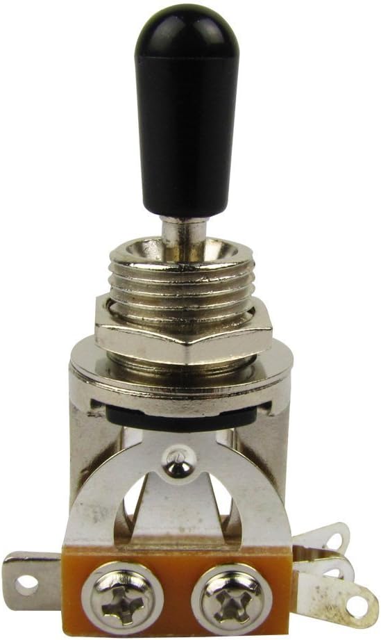 Black Tip 3 Way Switch Pickup Electric Guitar Selector Toggle Les Paul