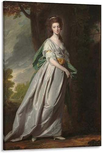 George Romney, Mrs. Thomas Scott Jackson, impresiones artísticas, arte vintage, arte de pared en lienzo, impresiones artísticas famosas, póster