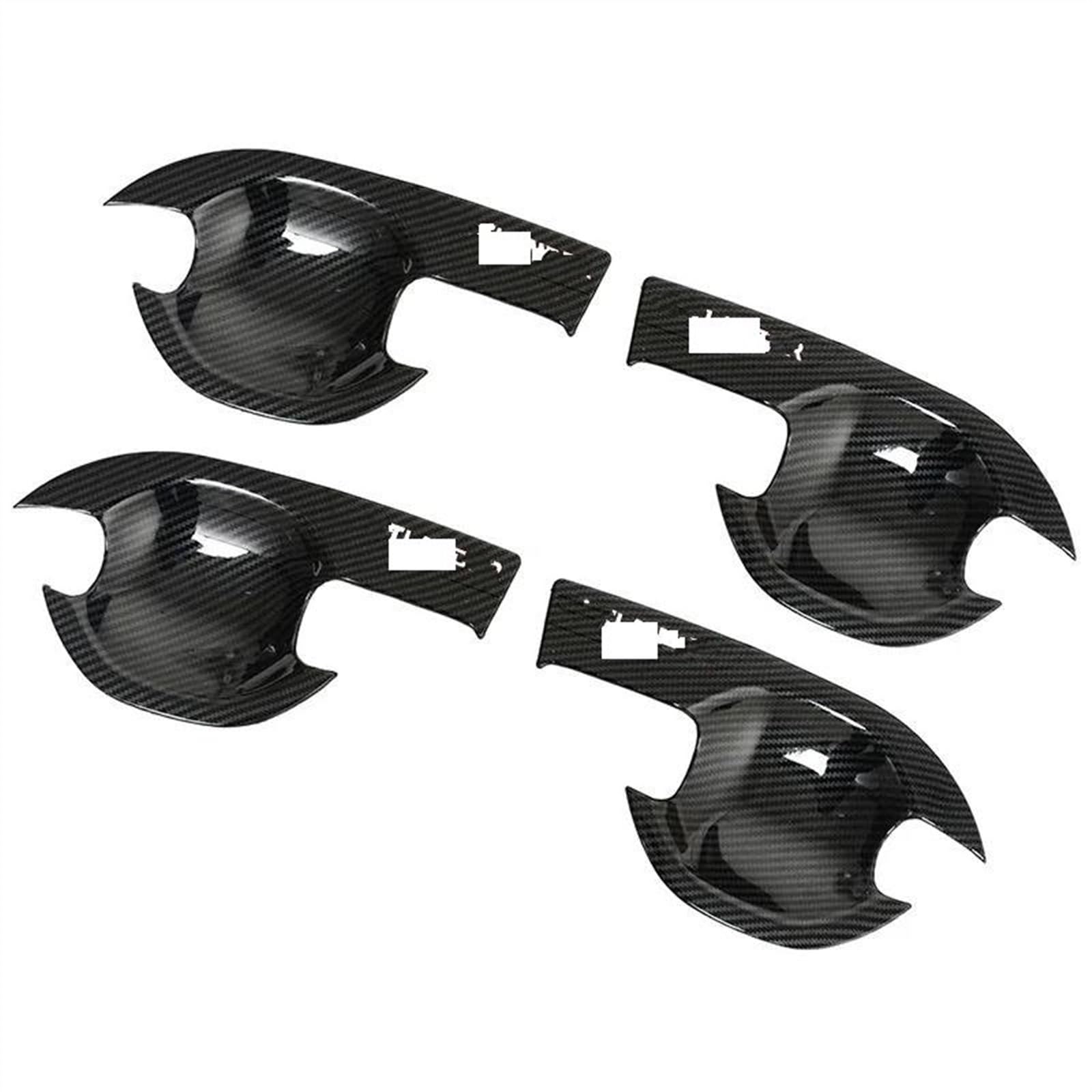 Kjhopy C3 Smart Key Chrome Door Handle Cover/Bowl Trim Sticker For Mitsubishi For Outlander 2013-2017 Car Garnish Molding Exterior Door Handle(C3)