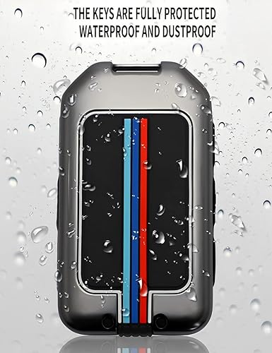 Miniatura 10 de Funda para llavero Volvo carcasa de metal protector inteligente compatible con XC60 XC90 XC40 S60 S90 V60 V90 VOB-plateado