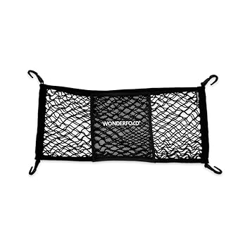 WONDERFOLD Heavy Duty Stroller Wagon Cargo Net for Extra Storage Space with Super Stretchable Netting & Large Storage Capacity (Fits W2 & W4 Wagons Only), Black