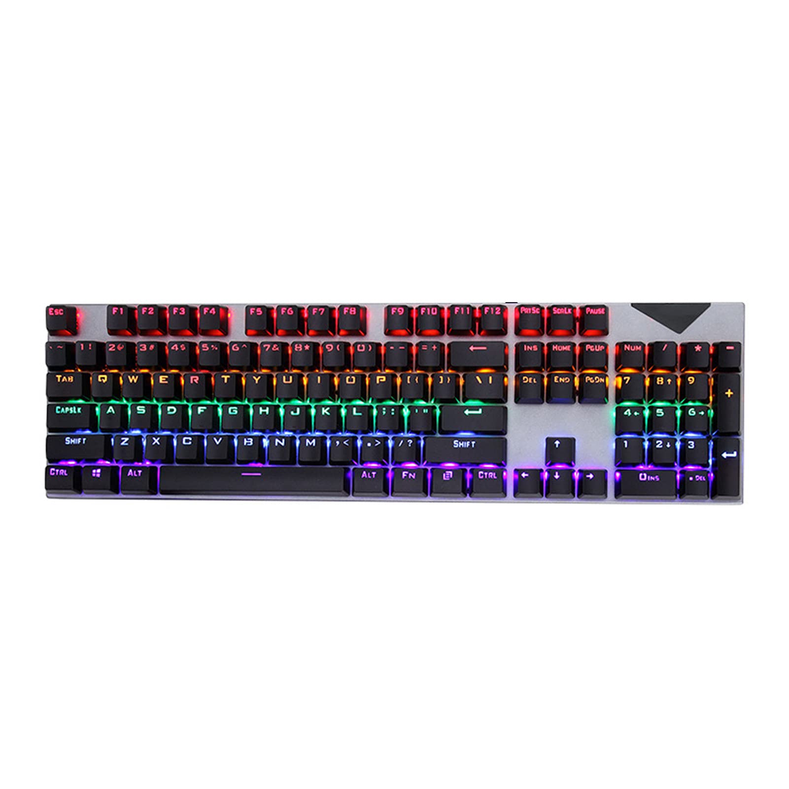 ADITAM Adattatore K200 104 Tasti Retroilluminazione Wired Gaming Tastiera Meccanica Accessorio per Computer Periferiche per Computer Double The Comfort