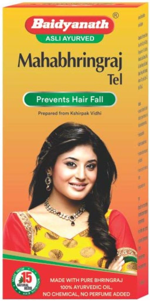 Mahabhringraj Hair Oil -100 ml | Bhringraj oil for hair, growth |Ayurvedic hair oil with 15 Authentic herbs