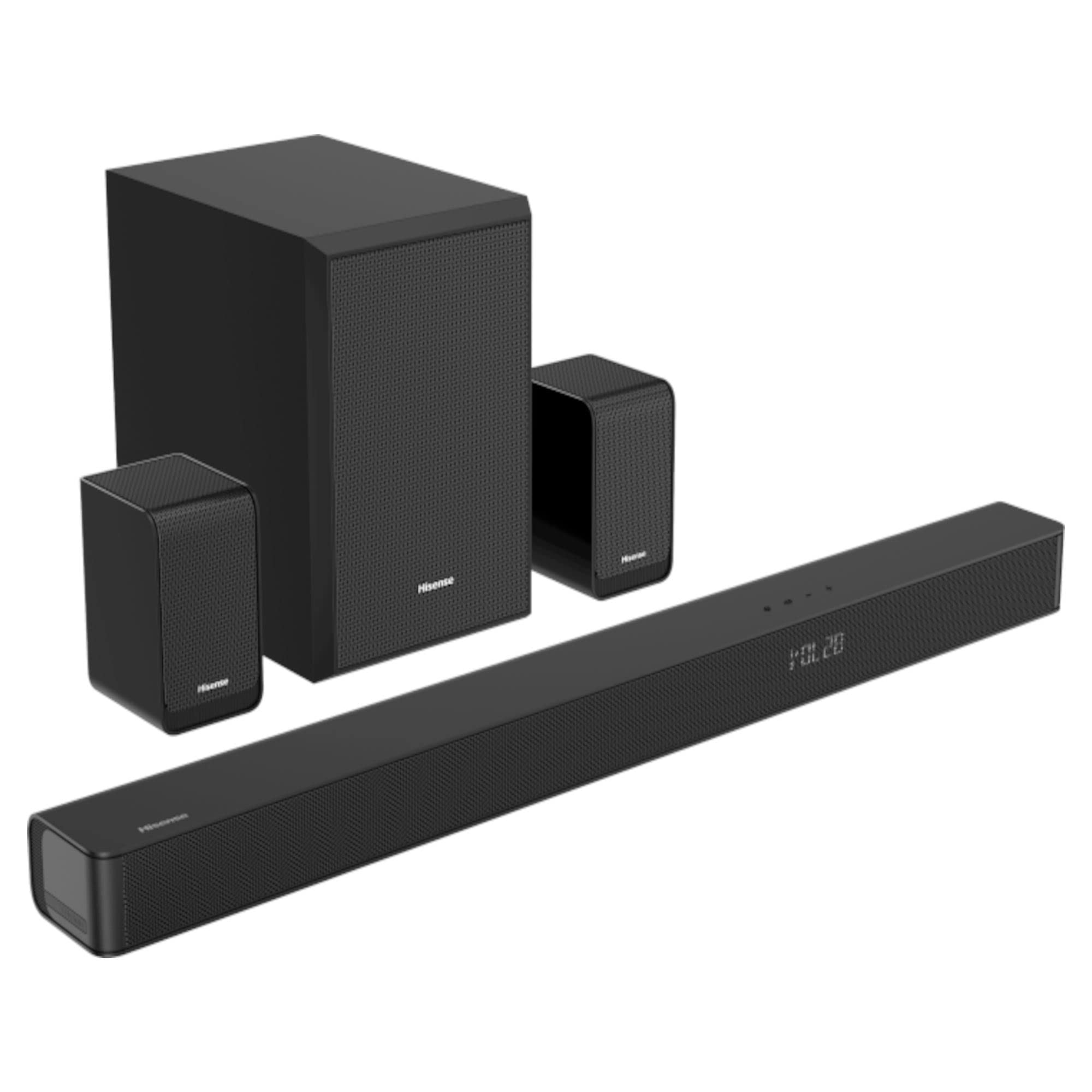Hisense AX5100G soundbar con 340W, 7 altoparlanti e subwoofer 6.5, Dolby Atmos, DTS Virtual X, Bluetooth 5.0, EZ Play